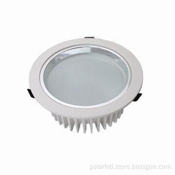 LED Ceiling Light with 144-155mm Cut Hole, White Housing